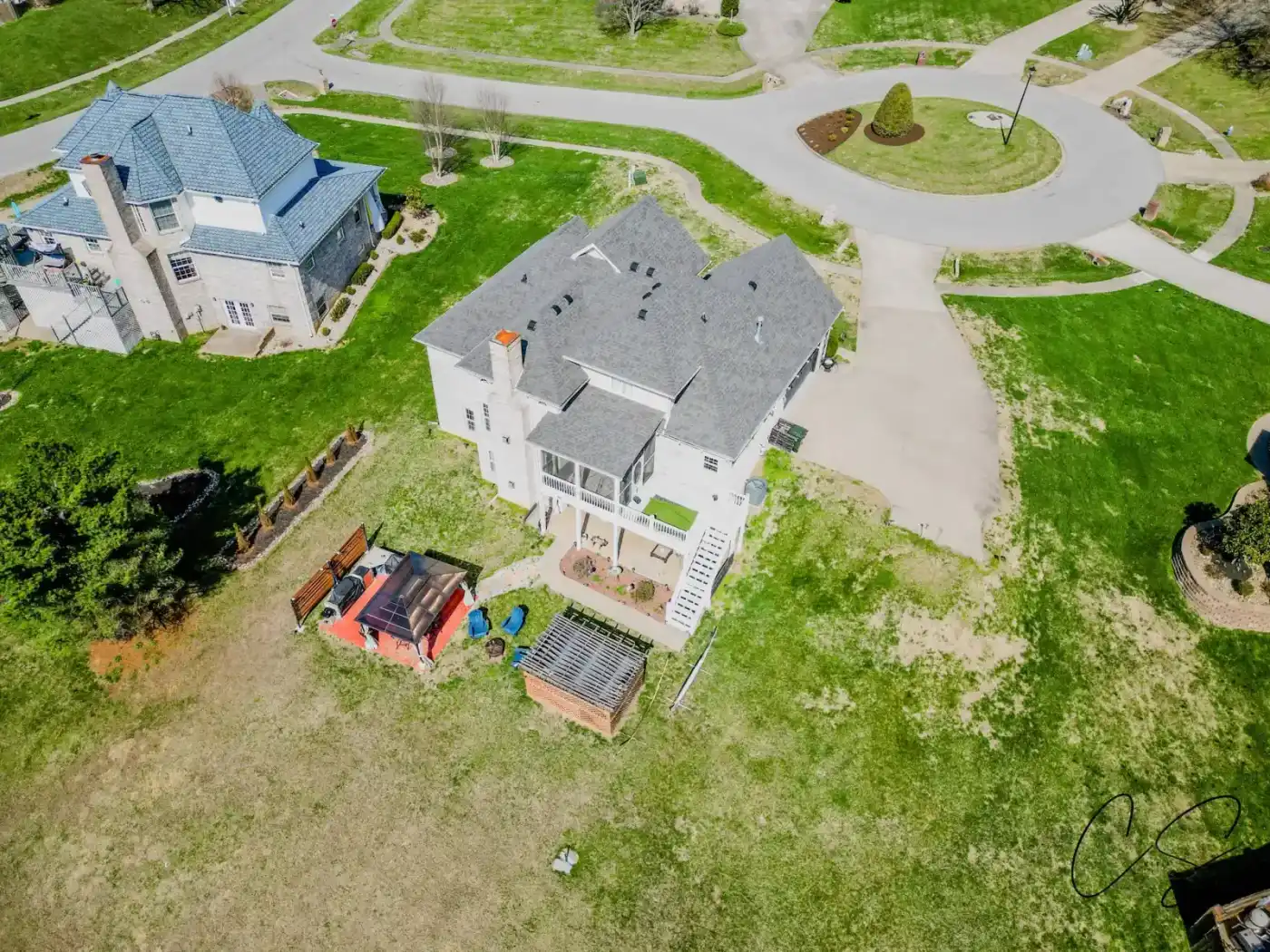 Stone Estate Aerial Drone Photography — Image 3